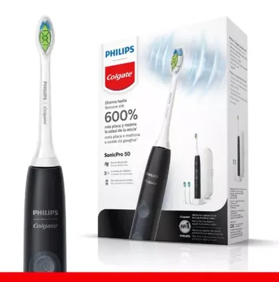 Escova de Dente Elétrica Philips Colgate SonicPro 50