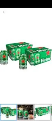 Saindo por R$ 93,1: Cerveja Heineken Lager - Pack 24 Latas de 350ml R$93 | Pelando