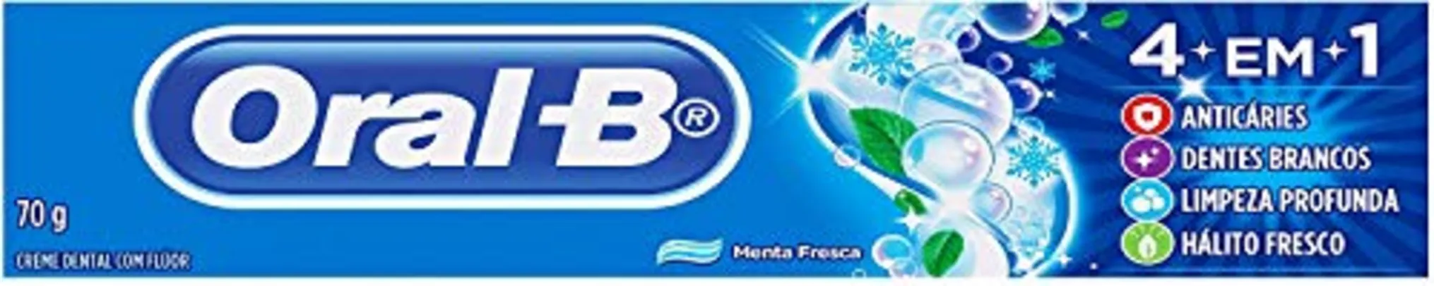 Creme Dental Oral-B 70g - 210 Unidades | R$3