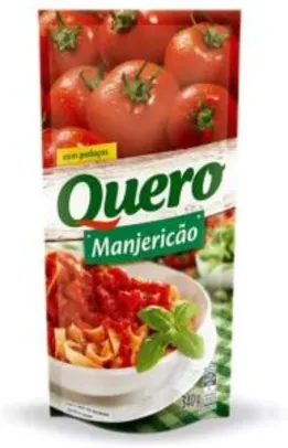 Molho de Tomate Quero Manjericão 340g | R$ 1,79