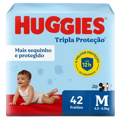 Foto do produto Fralda Huggies Tripla Proteção - M - 42 Unidades