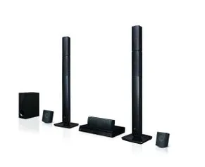 Home Theater LG LHB645N Full HD com Blu-Ray 3D Bluetooth 5.1 1000W | R$1350