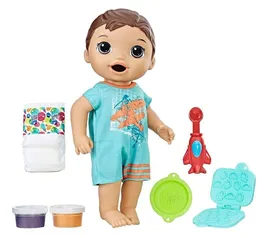 Boneca Baby Alive Garoto Ba Snackin Luke