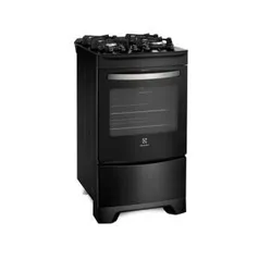 Fogão Electrolux 4 Bocas 52LPV com Mesa de Vidro - Preto R$1169