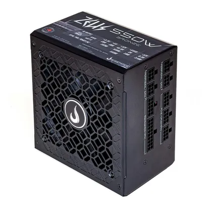 [App] Fonte Gamer Rise Mode Zeus 550w, Bronze, Full Modular, PFC Ativo, Preto - RM-PSU-01-BZ-550