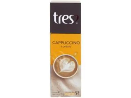 Cápsula Cappuccino Classic TRES 3 Corações - 10 Cápsulas - R$13
