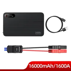 2 em 1 Power Bank 65W + Auxiliar de Partida 16000mAh | BASEUS