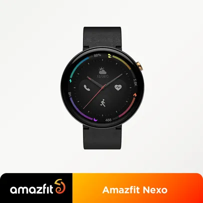 Original Global Amazfit Nexo Smartwatch Ceramics Bezel 10 Sports Modes GPS Glonass 1.39 inch AMOLED Display for Android phone