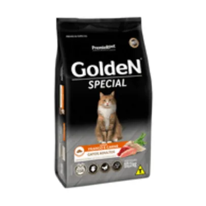 10 kg Ração Golden Special Gatos Adultos Frango e Carne