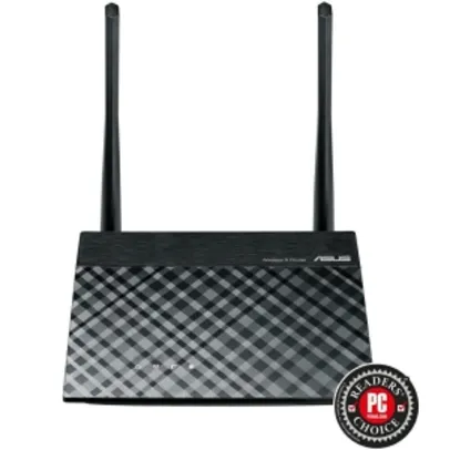 Roteador Wireless ASUS RT-N300, 300Mbps, 2 Antenas, 5dbi, 3-em-1 Roteador/Repetidor/Access Point, Configuração Fácil, VPN, Grande Alcance