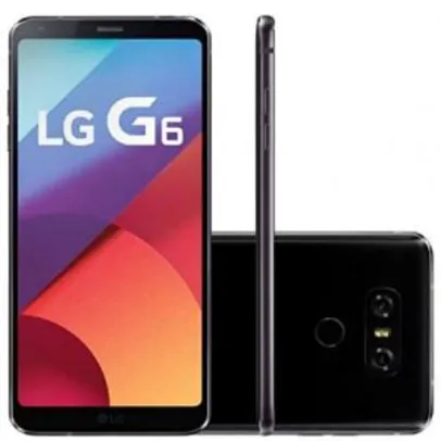 Smartphone LG G6 Astro Black 32GB 4G Tela de 5,7 Duas Câmeras de 13MP Quad-core 2.35 GHz