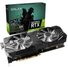 PLACA DE VÍDEO GALAX GEFORCE RTX 2070 1-CLICK OC EX DUAL, 8GB GDDR6, 256BIT