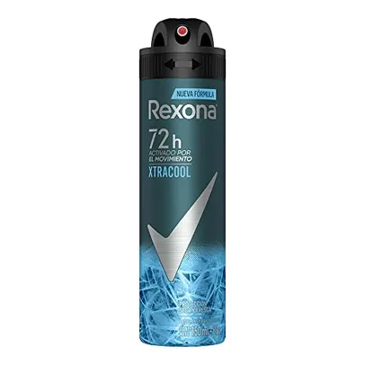 Desodorante Antitranspirante Aerosol Masculino Rexona Extracool 72 horas 150ml