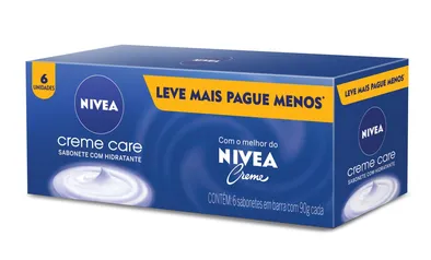 NIVEA Sabonete em Barra Creme Care Promo 90g