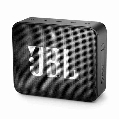 Caixa de Som JBL GO 2 Bluetooth Portátil à prova dágua - 3W USB -Black