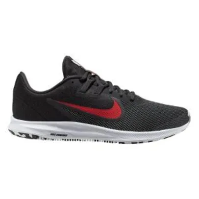 Tênis Nike Downshifter 9 Masculino - Preto e Vermelho | R$160
