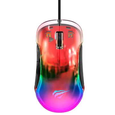 Mouse Gamer Havit RGB, 7 Botões, 8000DPI - MS952