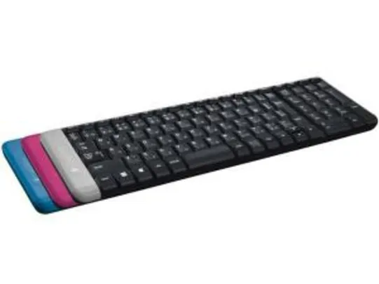 [APP] Teclado sem Fio Logitech ABNT2 Preto K230 | R$ 85