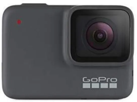 Câmera Hero 7 Silver à Prova D’água 10MP 4K Wifi, GoPro | R$ 1299