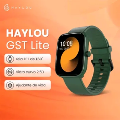  Relógio Inteligente Haylou GST Lite relogio smartwatch Colorido Da Moda Fitness 