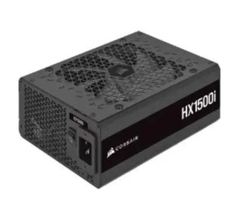 Fonte Corsair Hx1500i, 1500w, Full-modular, 80 Plus Platinum, Com Cabo, Preto - Cp-9020215-ww