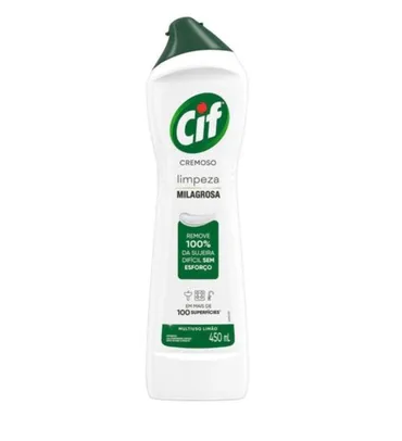 [SELECIONADOS] Cif Cremoso Multiuso Limpeza Milagrosa LimãoSqueeze 450ml