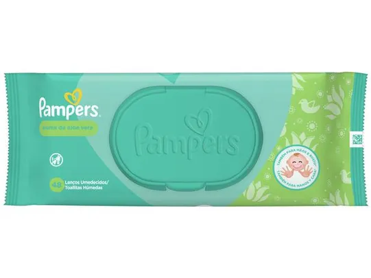 Lenço Umedecido Pampers  48 Unidades - Leve 3 Pague 2 