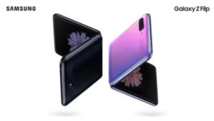 (R$3.899 com MagaluPay) Smartphone Samsung Galaxy Z Flip 256GB 8GB RAM - Ultravioleta