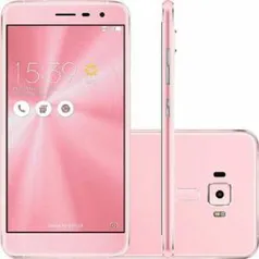 Zenfone 3 ZE552KL 5.5" 64GB, 4GB de RAM. Rosa - R$1039,00