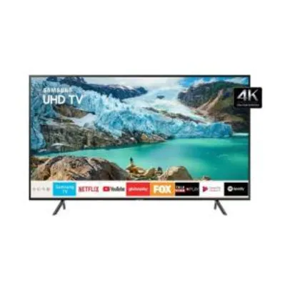 Smart TV LED 55" Samsung UN55RU7100 UHD 4K Conversor 3 HDMI 2 USB Wi-Fi Bluetooth - R$2.556