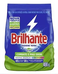 [R$4,59 Super] Lava-Roupas Em Pó Roupas Brancas E Coloridas Brilhante Higiene Total Pacote 400G