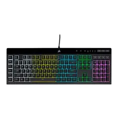 Teclado Gamer Corsair K55 Pro Lite, RGB, USB, Anti-Ghosting, US, Preto - CH-9226065-NA