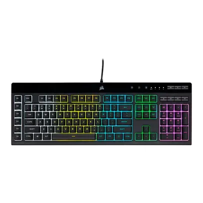 Teclado Gamer Corsair K55 Pro Lite, RGB, USB, Anti-Ghosting, US, Preto - CH-9226065-NA