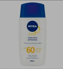 Protetor Solar Facial Nivea Sun Toque Seco Antissinais Fps60 - 50ml