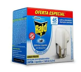 [PRIME] Repelente Elétrico Líquido Raid Anti Mosquitos 1 Aparelho + 1 Refil de 32,9 ml