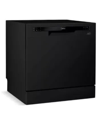 Lava Louças 8 Serviços Midea Cor Preta Cor Preto 110V