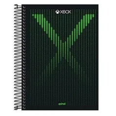 Caderno Universitário capa dura 15 matérias - 300fls XBox - R$24