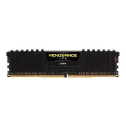 Memoria Corsair Vengeance LPX 16GB (1x16) DDR4 3000MHz Preta, CMK16GX4M1D3000C16