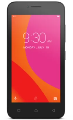 [SÓRAIVA] Smartphone Lenovo Vibe B Dual Chip Preto 4G Tela 4.5" Android 6.0 - R$ 351,12