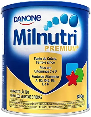 [REC] Composto Lácteo Milnutri Premium Danone Nutricia 800g