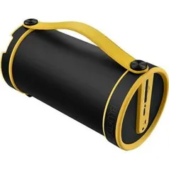 Caixa de Som Pulse Bazooka Preto e Amarelo com Bluetooth | R$147