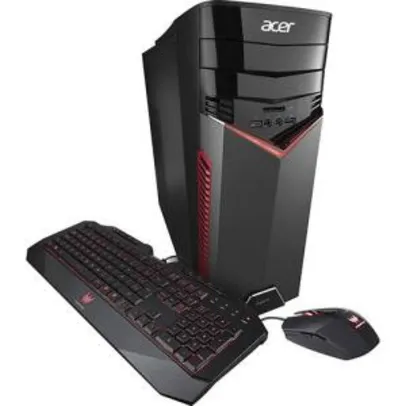 [R$2.049 AME] Desktop Gamer Acer GX-783-BR13 Core i7 7a 16GB ram 1 TB GTX 1060 | R$4.099