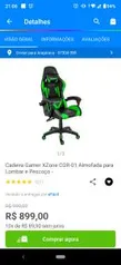 Cadeira Gamer XZone | R$899