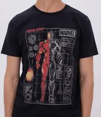 Camisa masculina - desenho técnico armadura Iron Man | R$20