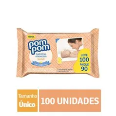 Lenços Umedecidos Pompom Suave - 200und - L2 P1- 2un | R$16,29