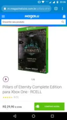 Pillars of Eternity Complete Edition para Xbox One - R$30