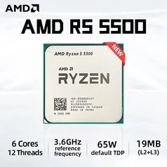 Processador Ryzen 5 5500 3.6ghz 6 Núcleos/12theards