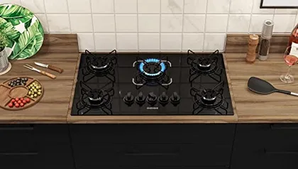 [prime] Cooktop Essencial 5 Bocas - Preto