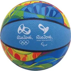 Mini Bola de Basquete Azul - Look dos Jogos por R$ 11