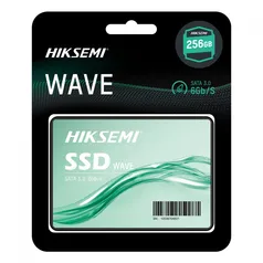 SSD Hiksemi Wave(S) 256GB, Sata III, Leitura 530MBs e Gravação 400MBs, HS-SSD-WAVE(S) 256G